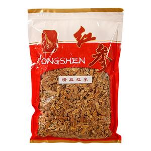 长白山无糖小红参片500克批发