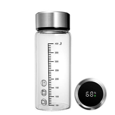 带刻度玻璃杯咖啡豆浆杯中药杯女士专用水杯便携高硼硅耐高温保温