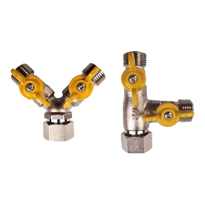 一分两路带独立开关分水器