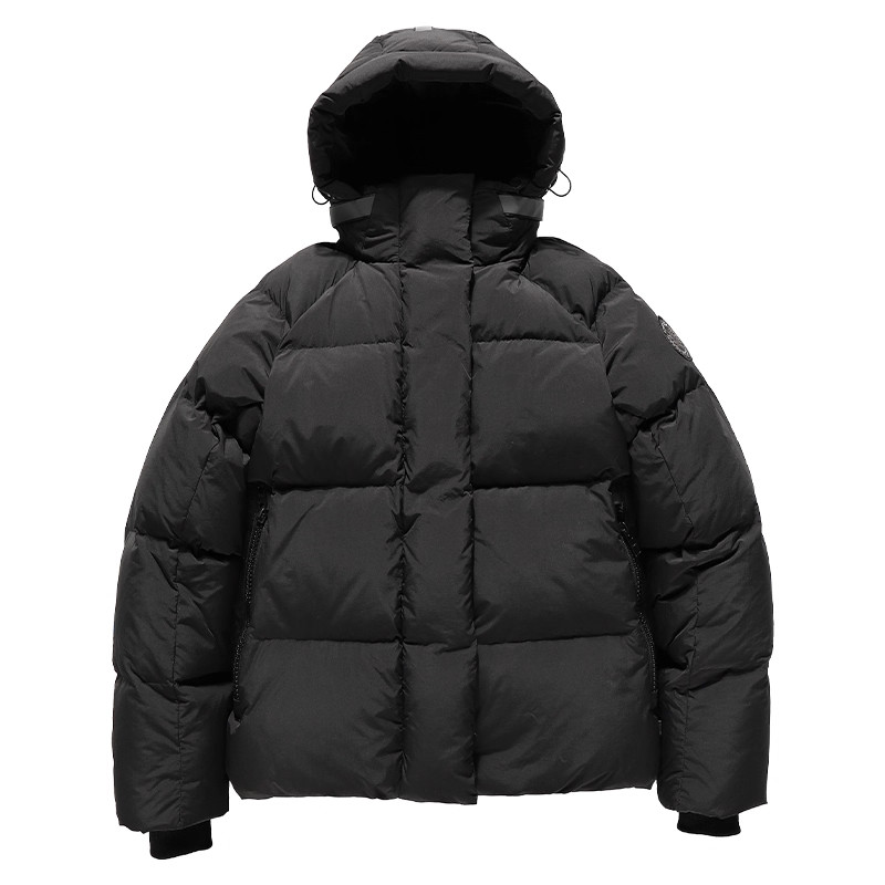 大鹅羽绒服男2025新款冬季情侣加厚短款面包服保暖外套女可拆卸帽