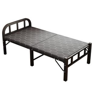 折叠床单人床家用简易床可折叠双人床出租屋木板床午休成人铁艺床