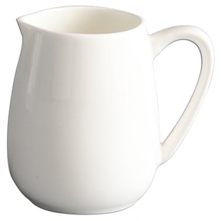奶缸骨质瓷咖啡奶罐奶杯引流杯餐厅商用轻奢浇汁纯白骨瓷奶盅包邮