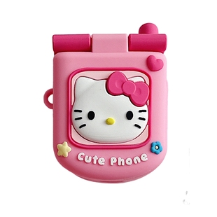 少女可爱猫咪大哥大适用于苹果Airpods4保护套2/3代无线蓝牙耳机软壳Airpods pro创意卡通软硅胶女新款防摔