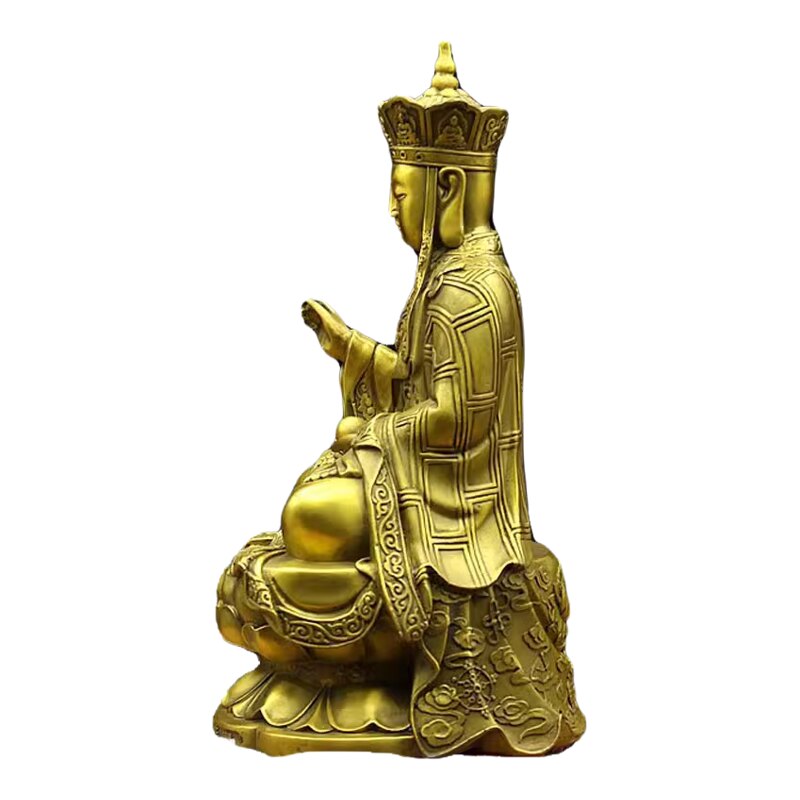 台湾祥狮铜娑婆三圣九华山地藏王