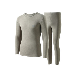 猫人保暖内衣男士加厚驼绒德发热上衣打底衫大码秋衣秋裤套装男式