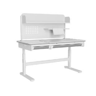 LELEWELL儿童学习桌椅套装实木大白桌小学生课桌椅家用书桌