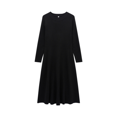 大码女装百搭收腰内搭针织长裙