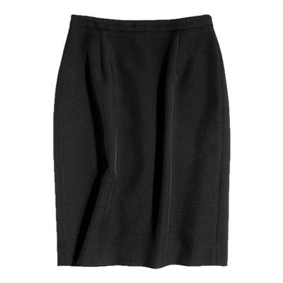 优雅风后开叉面试公务员半身裙