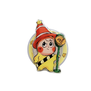 可爱卡通手机磁吸气囊支架适用magsafe懒人桌面指环扣桌面支架撑