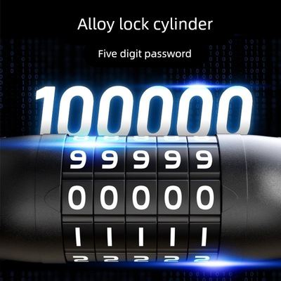 玻璃门锁防盗密码链条锁商铺店面门插锁家用锁具加长U型挂锁通用