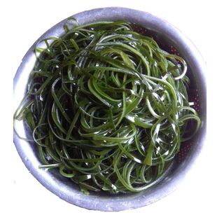 山东荣成深海野生盐渍熟干海带厚丝 新货昆布丝干货 高倍泡发