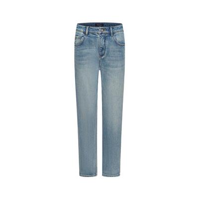 【牛仔棉弹力亲肤】比音勒芬秋季女时尚休闲通勤百搭锥型牛仔裤