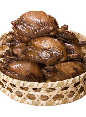 苏州爊鹌鹑常熟杨园沙家浜特产真空卤味零食短保熟食10只650克
