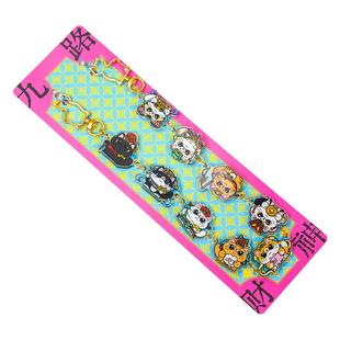 意林文创周边九路财神猫挂饰新年开运双面亚克力串串可爱包挂