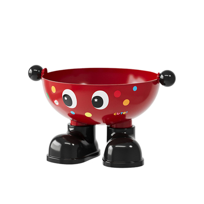 高脚大容量水果盘收纳盒带盖