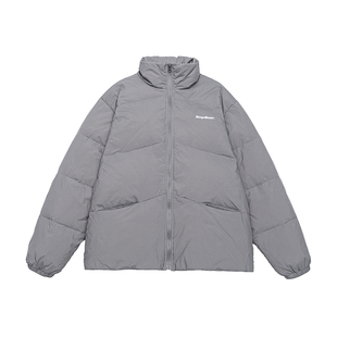 GOGOSOON羽绒服男新款2025冬90白鸭绒短款立领肤感休闲保暖外套Q