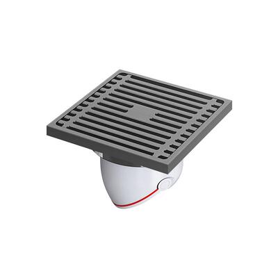 隐形淋浴大口径枪灰全铜75mm地漏75管专用地漏防臭地漏卫生间通用