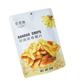 菲律宾进口零食 道吉草香脆香蕉片60g脆片烤芭蕉水果干蔬果片