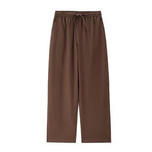 佐丹奴裤子女夏季新款轻薄莱赛尔抽绳松紧腰直筒休闲长裤13415224