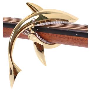 民谣吉他变调夹创意鲨鱼专用尤克里里调音器变音个性可爱装饰配件