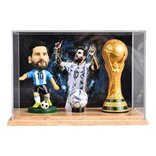 梅西C罗手办内马尔姆巴佩足球明星人偶公仔模型收藏摆件生日礼物