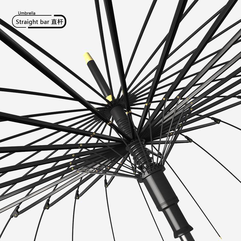 24骨全自动雨伞男超大号暴雨专用抗风结实长柄伞女晴雨两用直杆伞