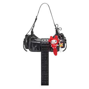 JOZY原创设计叛逆爱妃腋下包包女新款潮辣妹机车包时尚单肩斜挎包