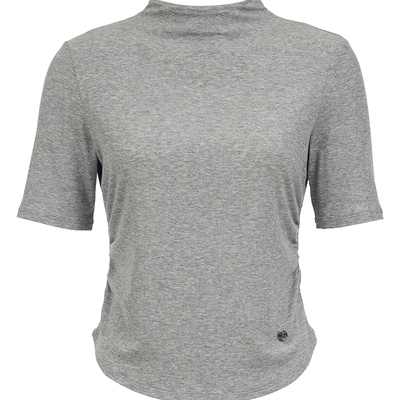 ONLY腰身修身弹力半高领T恤