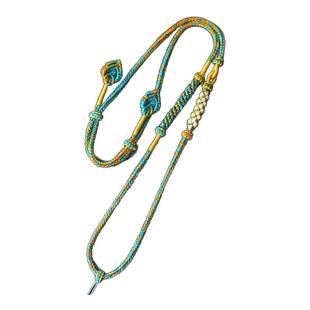 千里江山吊坠挂绳桃花项链挂坠手工绳子玉坠挂配绳子黄金翡翠高货