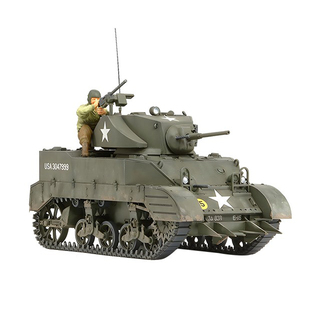 恒辉模型 田宫TAMIYA 35313 1/35 M5A1轻型坦克含迫击炮 拼装模型