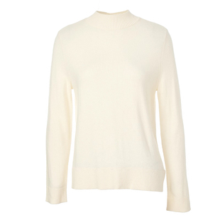 Famecoco范可儿百搭纯色毛衫澳毛混纺半高领针织衫打底FAC8DB009