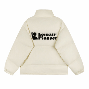 lemanism潮牌高充绒90白鸭绒羽绒服男2024冬季情侣款保暖外套短款