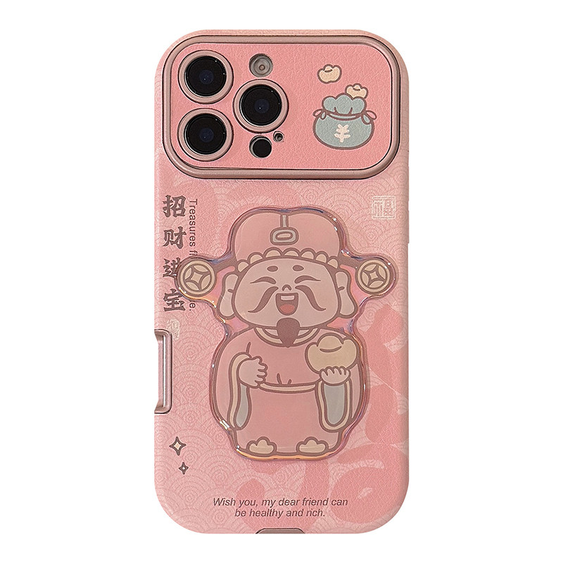 招财进宝适用苹果16手机壳iphone17新款15promax套14pro镜头15全包13por的plus高级感12小众