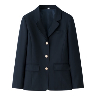 新品jk制服西装外套女学院风叠穿