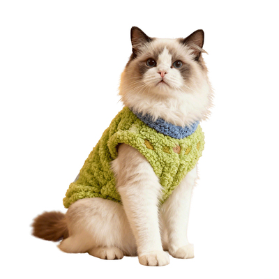 猫咪衣服冬装防掉毛保暖狗狗宠物可爱背心冬加厚2025新款比熊柯基