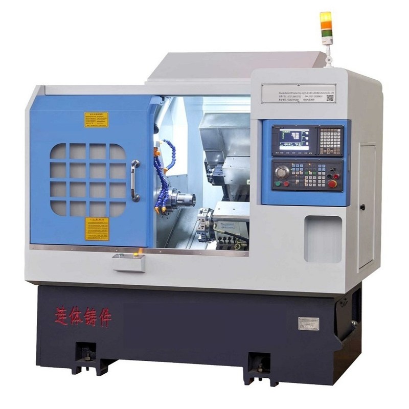 双头双主轴数控非标车铣复合机床 五轴刀塔多功能车铣复合车床