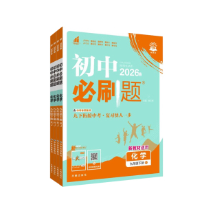 2026秋 必刷题九上化学人教版/科粤版/沪教版/鲁教版 初三化学同步练习册理想树 初中必刷题九年级下册上册化学