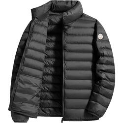 雪中飞立领短款夹克式轻薄羽绒服