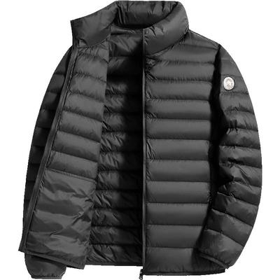 雪中飞立领短款夹克式轻薄羽绒服