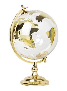 美式风水晶样板房别墅会所地球仪