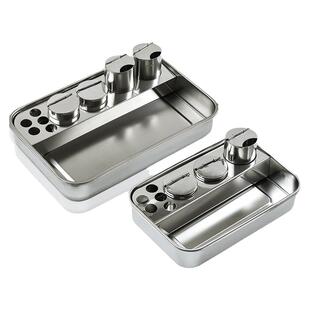 医院用不锈钢换药盘护士治疗盘纹绣托盘输液盘防碘伏方弯盘换药盒