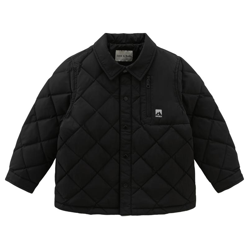 戴维贝拉男童三防羽绒服衬衫