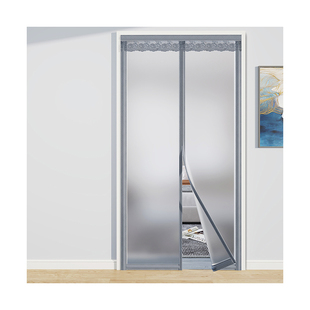 2025新款高档磨砂空调挡风门帘磁吸条强力隔断帘卫生间遮挡帐帘子