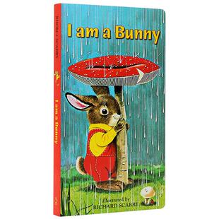 英文原版绘本iamabunny我是一只兔子系列盒装 经典英语读物纸板书richard scarry早教启蒙幼儿童认知图书 廖彩杏书单原版 送音频