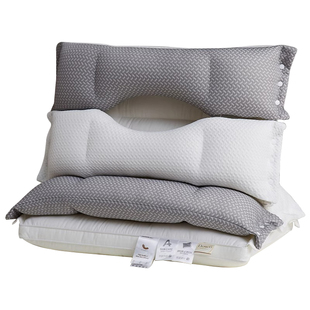 双层高档枕头护颈椎助睡眠分区多功能牵引枕芯侧睡不压脸耳美容枕