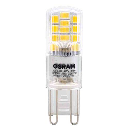 OSRAM欧司朗G9高亮LED灯珠220V插脚2.6W4.2W调光3W水晶灯台灯光源