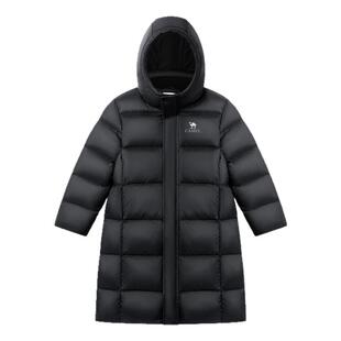 小骆驼儿童中长款羽绒服2025冬季新款儿童外套防风男女童保暖棉服