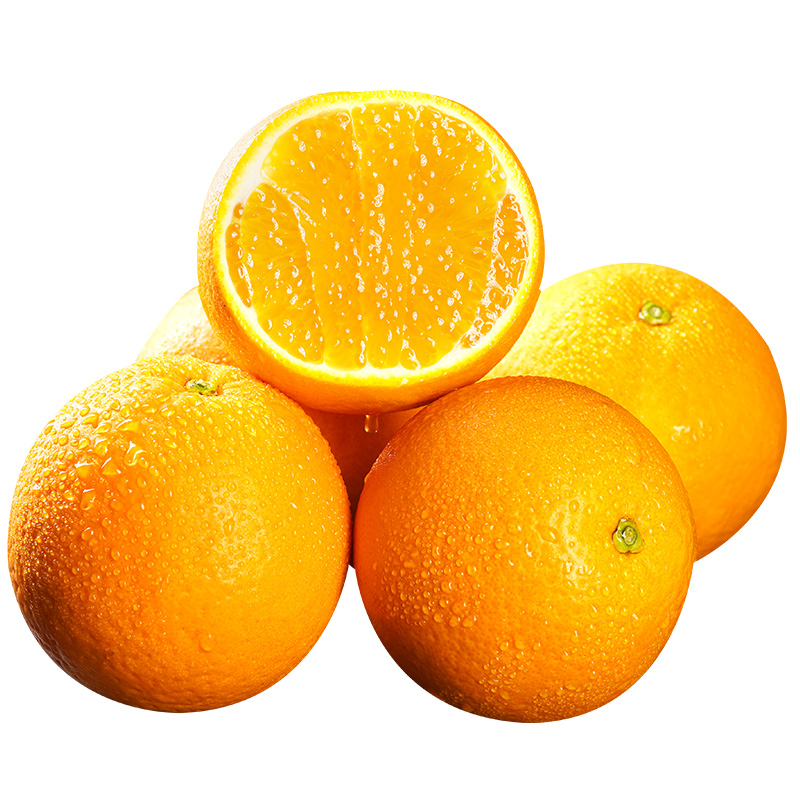 三峡脐橙花皮夏橙摆摊榨汁橙专用批发商用秭归新鲜水果蜜雪同款斤