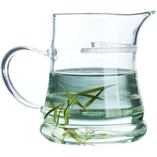 月牙滤网泡茶壶玻璃泡茶公道杯尖嘴过滤分茶器