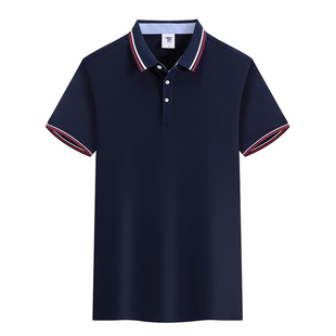 polo衫定制纯棉T恤广告文化衫工作厂服订做团队工衣短袖印字logo